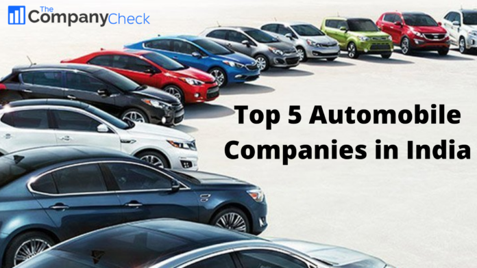 Top 5 Automobile Companies in India