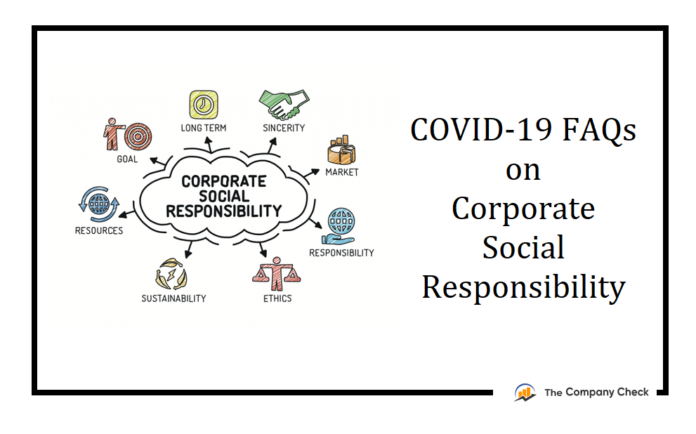 COVID-19 FAQs on Corporate Social Responsibility