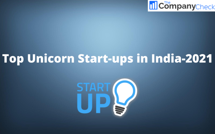 Top Unicorn Start-ups in India-2021